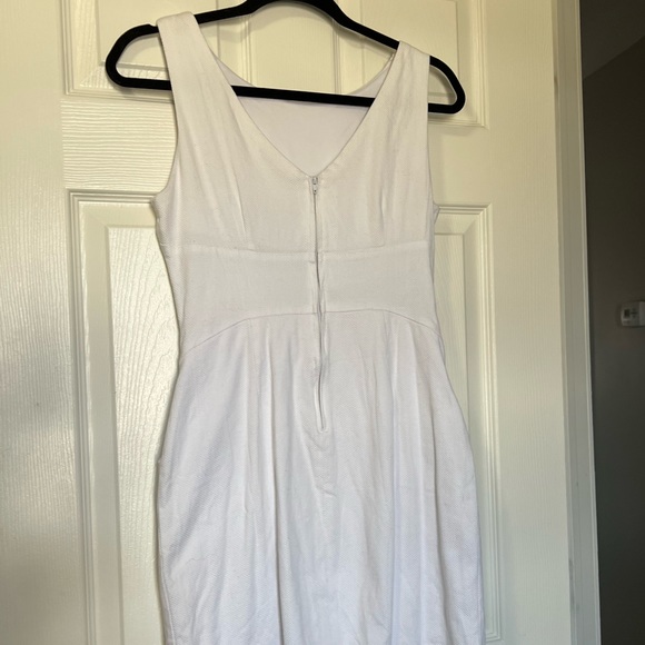 Teeze Me White Dress with Pockets - Picture 3 of 4